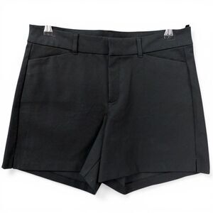 Old Navy Pixie Shorts Sz 10 Black High Rise Stretch Tailored Career Casual Chic